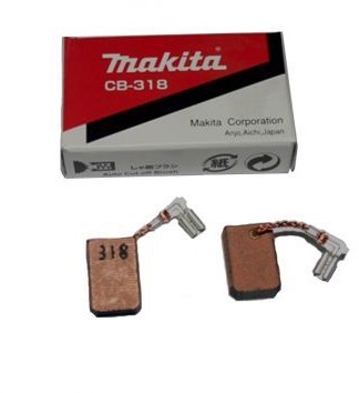 Makita accessoires jeu de balais de charbon CB-318 A - 191978-9