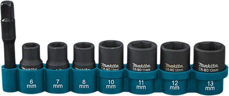 Makita accessoires jeu de douilles à chocs 8 pièces - e-12289 - e-12289