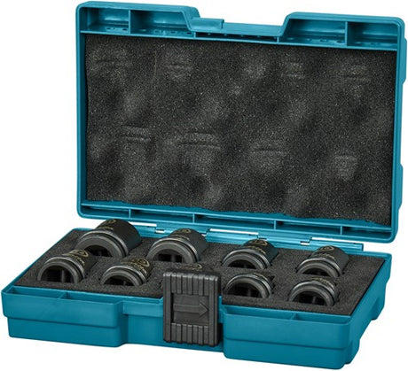 Imp Makita accessoires jeu de prises de courant acte noir, 1 2" 9 pièces - e-16570