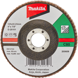 Accessoires Makita disque de ponçage à lamelles 125mm c80 - d-28101 - d-28101