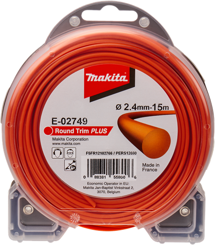 Accessoires Makita fil de coupe 2,4x15m rond - e-02749 e-02749