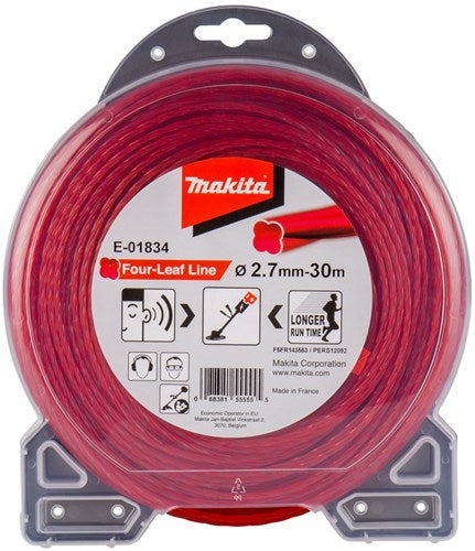 Accessoires Makita fil de coupe 2,7x30m rouge - e-01834