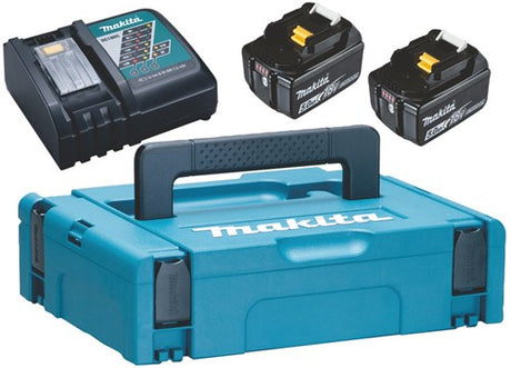 Accessoires Makita Kit source d'alimentation Makita 197624-2, 2x BL1850B + DC18RC - 197624-2