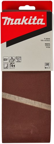 Accessoires Makita p-36946 | bande abrasive | 610x100 | k240-p-36946