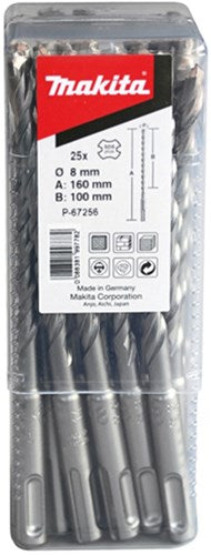 Accessoires Makita p2s: foret sds-plus 6x110mm 10pcs - b-46517-10 - b-46517-10