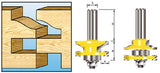 Makita accessoires profil contre-fraise + l. hm s8 - d-11900