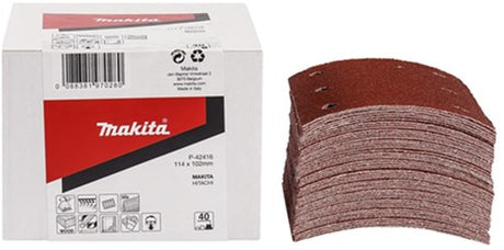 Makita accessoires feuille abrasive k240 114x102 rouge - p-42488 - p-42488