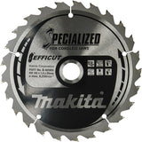 Makita accessoires double pack lame de scie circulaire bois | efficace 165x20x1.4 25t 23g - b-62985-2