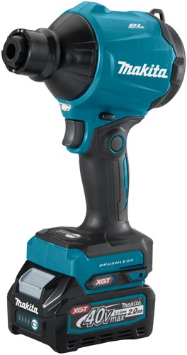 Makita as001ga101 | machine de soufflage et d'aspiration à batterie | 40 V maximum | Batterie 2,0 Ah + chargeur | en boîte avec sac - as001ga101