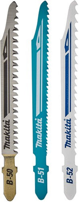 Accessoires Makita lames de scie sauteuse assortiment hss b50 51 52 - b-06292