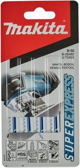 Accessoires Makita lame de scie sauteuse hss uni 100mm t345x | 5 pièces - b-06482