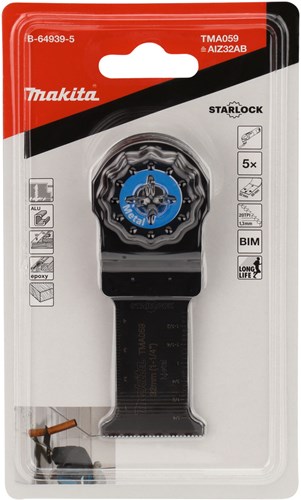 Accessoires Makita scie plongeante bimétalliquetma059 aiz32ab | 5 pièces - b-64939-5