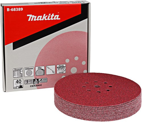 Accessoires Makita disque de ponçage k40x225mm - b-68389 - b-68389