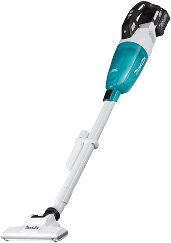 Makita cl001ga221 | aspirateur balai | 40 V maximum | version blanche avec capsule transparente bleue | Batterie 2,0 Ah | 2 pièces | chargeur | en boîte