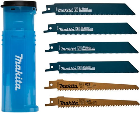 Accessoires Makita d-53051 | jeu de lames de scie alternative | 6 pièces | en tube plastique - d-53051