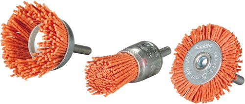 Accessoires Makita Ensemble de brosses en nylon Makita 3 pièces. grossier - d-70742