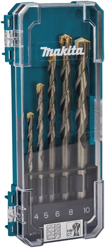 Accessoires Makita d-72877 | jeu de forets tct | 5 pièces - d-72877