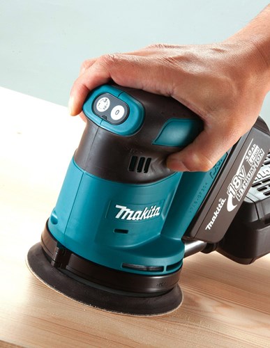 Ponceuse excentrique Makita dbo180rtj 18v | Batterie Li-ion 5,0 Ah - dbo180rtj