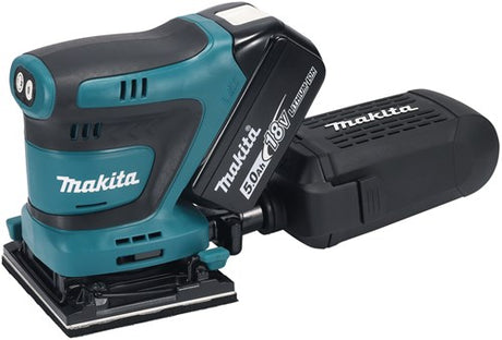 Ponceuse orbitale sans fil Makita dbo481rtj | 18v | Batterie 2 x 5,0 Ah + chargeur rapide | dans mbox - dbo481rtj