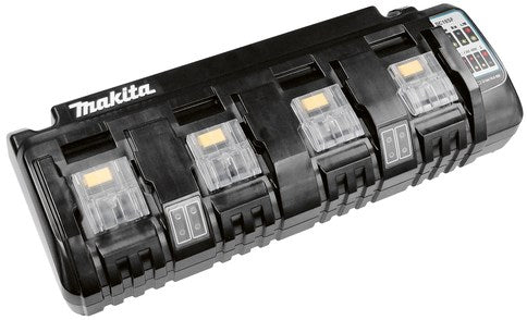 Chargeur Makita DC18SF avec 4 ports qui charge 2 batteries simultanément - 196426-3