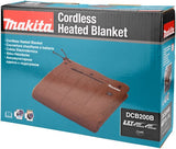 Couverture chauffante Makita DCB200B sans piles ni chargeur, avec adaptateur LXT - DCB200B