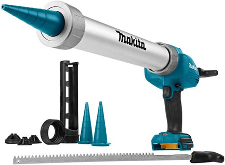 Pistolet à calfeutrer sans fil Makita dcg180zx 18v avec porte-cartouche 300 ml et 600 ml | sans piles ni chargeur - dcg180zx