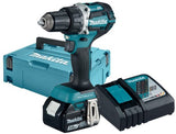 Makita ddf484rf1j perceuse/tournevis 18v sans balais, batterie 3,0 ah (1 pièce), chargeur rapide, mbox