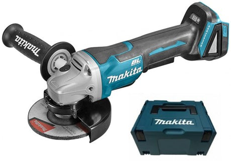 Makita dga508zj Meuleuse d'angle 18v 125mm, mbox, avec interrupteur de sécurité | sans piles ni chargeur - dga508zj