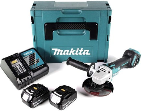 Makita dga511rtj Meuleuse d'angle 18v 125mm | Li-ion 18 V 5,0 Ah dans une m-box