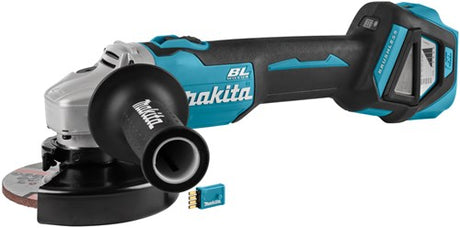 Makita dga512zju Meuleuse d'angle 18v 125 mm (aws) | sans piles ni chargeur, en mbox avec émetteur aws - dga512zju