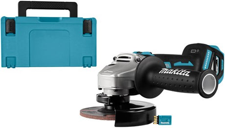 Makita dga514zju Meuleuse d'angle 18v 125 mm (aws) | sans piles ni chargeur, en mbox avec émetteur aws - dga514zju