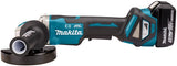 Makita dga519rtj meuleuse d'angle à batterie 125mm x-lock 18v 5.0ah batteries