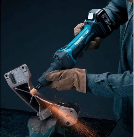 Meuleuse droite sans fil Makita dgd800zj 18v | sans piles ni chargeur dans m-box - dgd800zj
