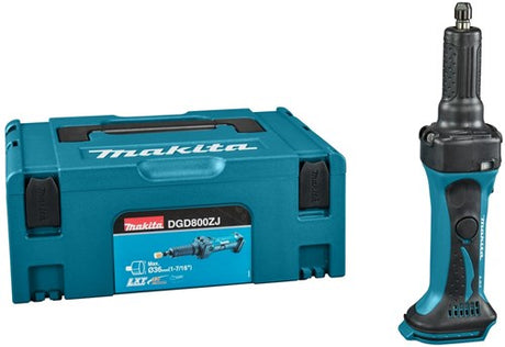 Meuleuse droite sans fil Makita dgd800zj 18v | sans piles ni chargeur dans m-box - dgd800zj