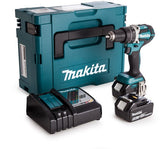 Makita dhp484rtj perceuse à percussion sans fil 18v 5,0ah li-ion