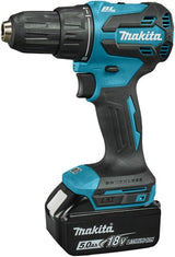 Makita dhp490rtj | perceuse à percussion sans fil | sans balais | 18v | avec batteries 5,0 Ah dans m-box - dhp490rtj