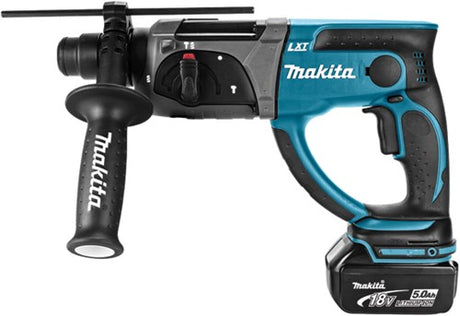 Makita mr202rtj marteau combiné batterie 18v | sds-plus | Batterie lithium-ion 5,0 Ah -MR202rtj