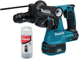 Makita mr243z Marteau combiné 18 volts | sds-plus | avec tête de perçage interchangeable | sans piles ni chargeur ni étui -MR243z