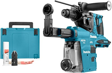 Makita hebr281zwj marteau perforateur sans fil avec aspiration de poussière | 2x18 V Li-Ion | sds-plus-MR281zwj