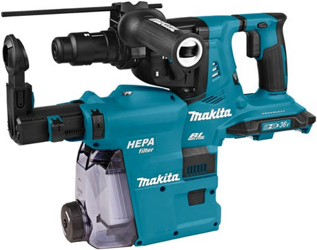 Makita hebr283zwju marteau combiné 2 x 18v avec aspiration de poussière | sds-plus-MR283zwju