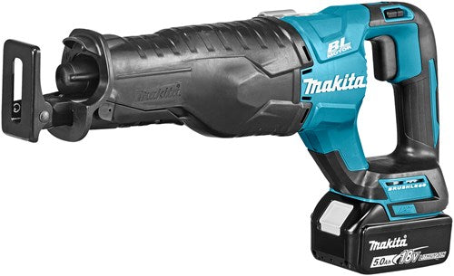 Makita DJR187RTE Scie alternative sans fil 18 V sans balais | Batterie 5,0 Ah (2 pièces), chargeur rapide, étui