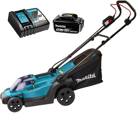 Tondeuse à gazon à batterie Makita dlm330rt lxt 18 v | 33 cm | Batterie 5,0 Ah + chargeur rapide | en boîte