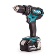 Makita dlx2134tj | Perceuse à percussion sans fil dhp482 + scie sauteuse sans fil djv180 | Li-ion 18 V 5,0 Ah