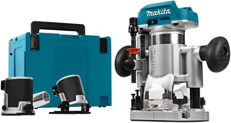 Makita drt50zjx2 fraiseuse à batterie 18v li-ion | sans piles ni chargeur dans m-box - drt50zjx2
