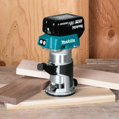 Makita drt50zjx3 fraiseuse à batterie 18v li-ion | sans piles ni chargeur dans la m-box