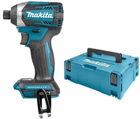 Tournevis à percussion sans balais Makita dtd154zj 18v | sans piles ni chargeur