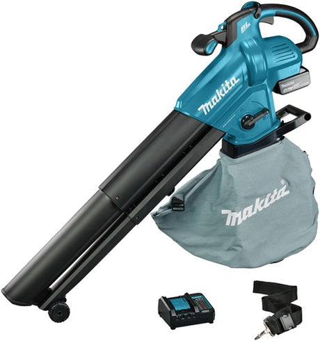 Makita dub187t001 | souffleur de feuilles lxt 18 v - aspirateur | 5,0 Ah (1 pièce) | chargeur (dc18wc) - dub187t001