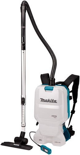 Makita dvc660pt2 Aspirateur dorsal 2x18 v pour nettoyage batterie 5,0 ah (2 pcs), chargeur rapide duo, en boîte - dvc660pt2