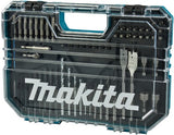 Makita accessoires e-15126 jeu de forets et d'embouts de tournevis | 75 pièces | dans un coffret en plastique e-15126