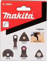 Makita accessoires kit de rénovation multi-outils 5 pièces - e-16994